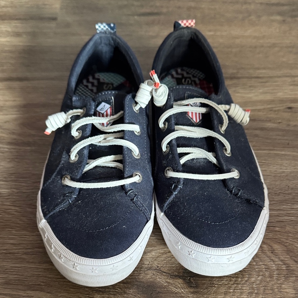 Sperry Dark Blue and White Women's Sneakers